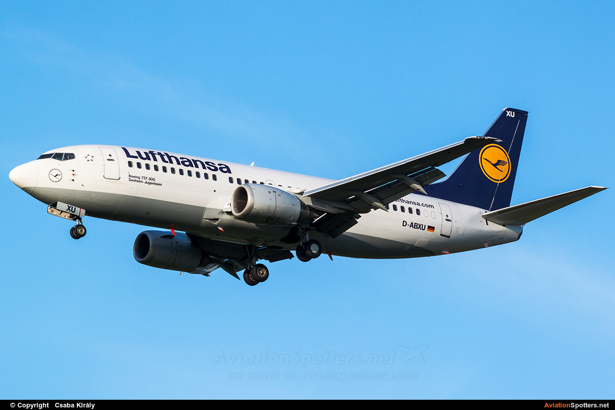 Lufthansa  -  737-300  (D-ABXU) By Csaba Király (Csaba Kiraly)