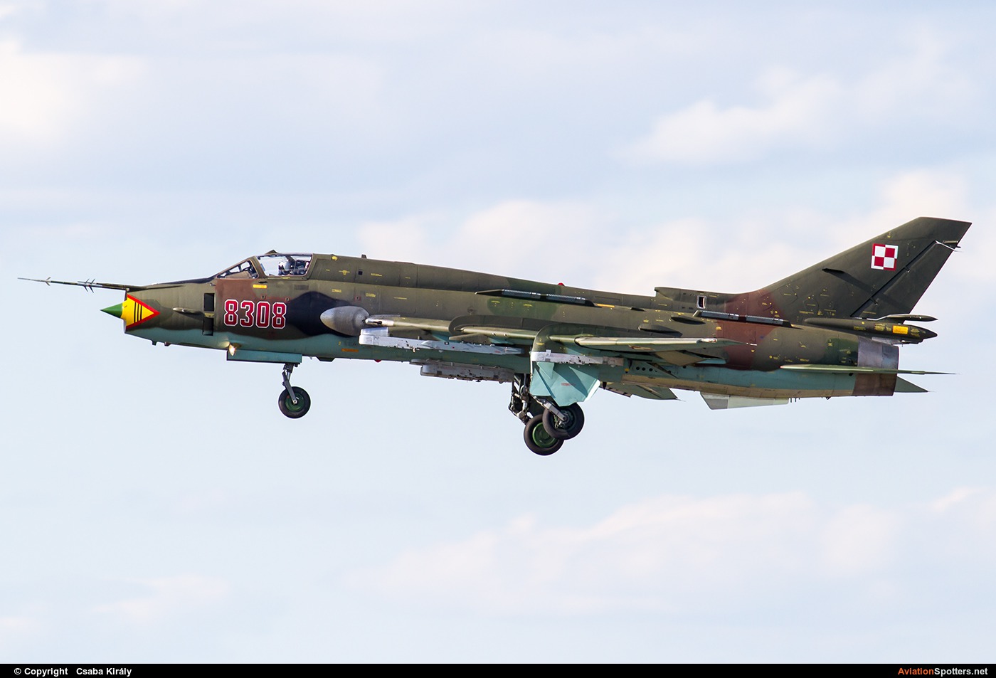 Poland - Air Force  -  Su-22M-4  (8308) By Csaba Király (Csaba Kiraly)