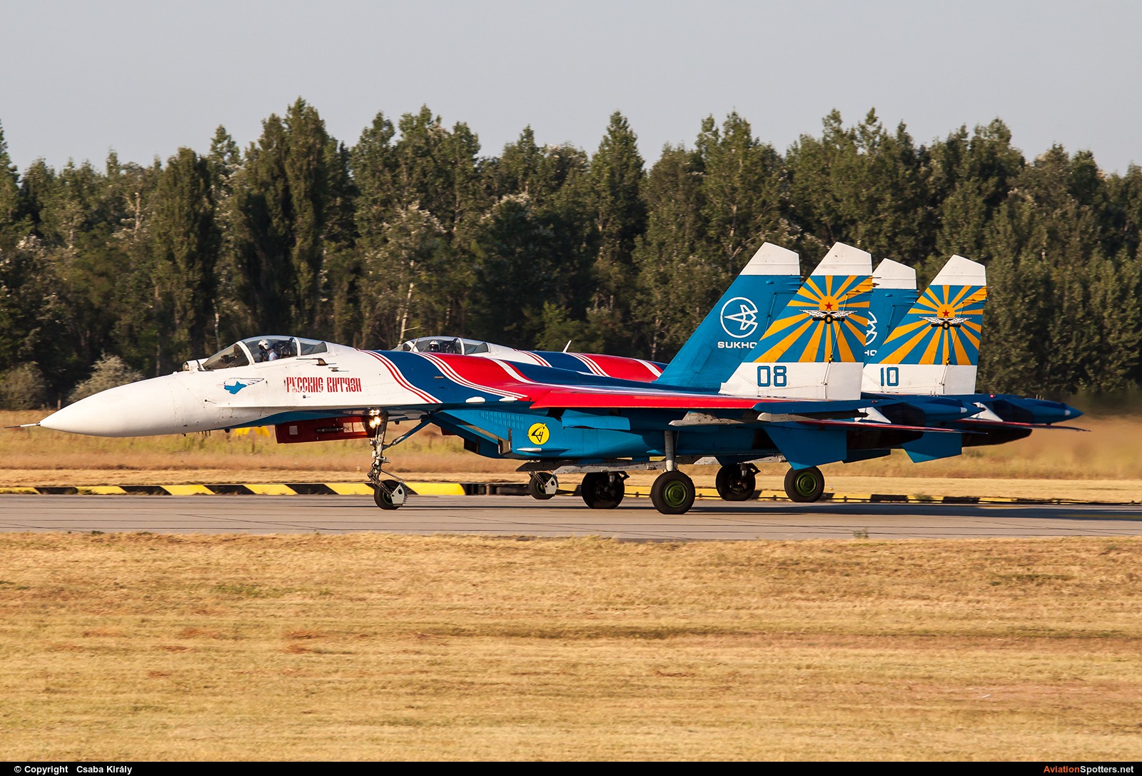 Russia - Air Force : Russian Knights  -  Su-27P  (08 ) By Csaba Király (Csaba Kiraly)