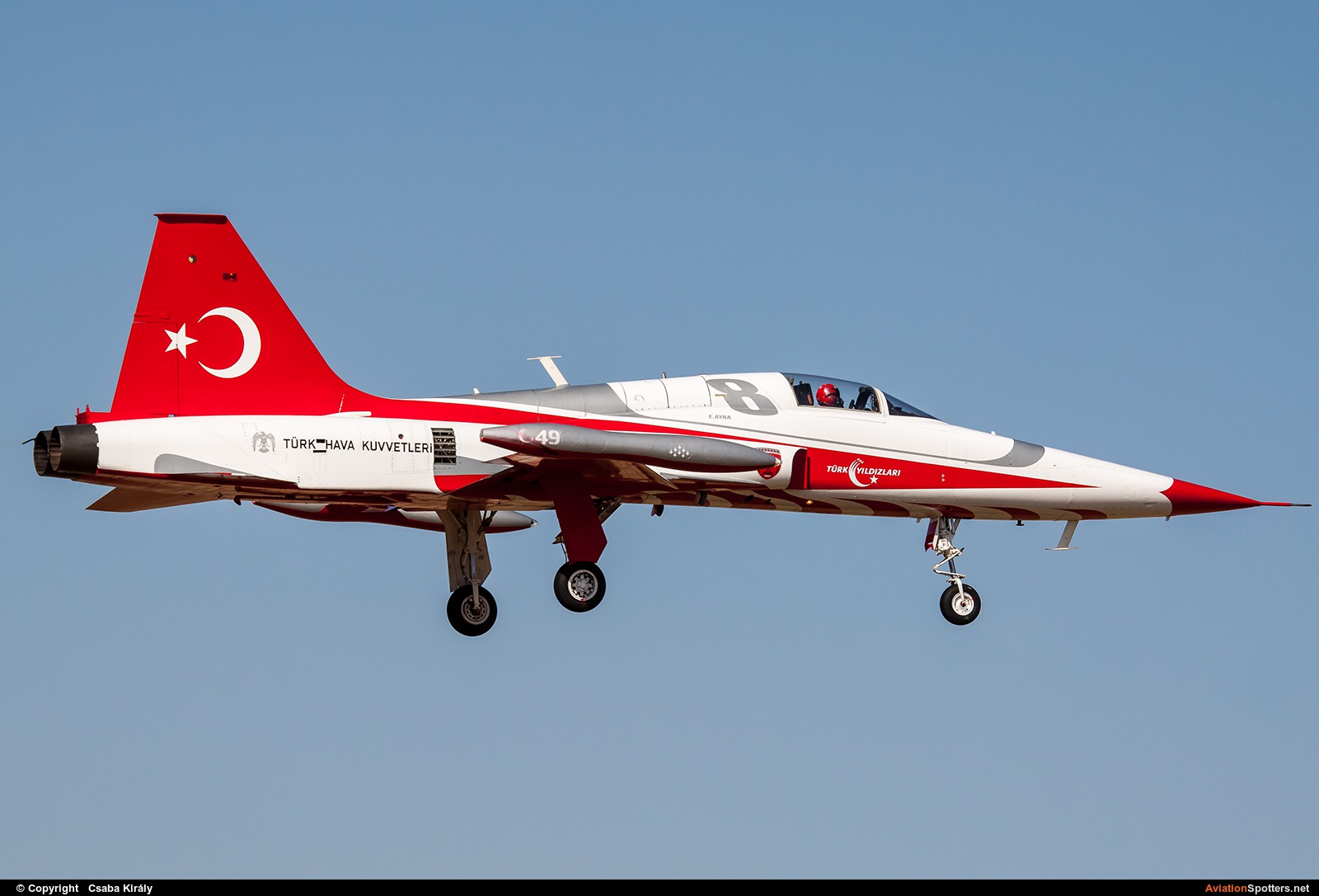 Turkey - Air Force : Turkish Stars  -  NF-5A  (71-3049) By Csaba Király (Csaba Kiraly)