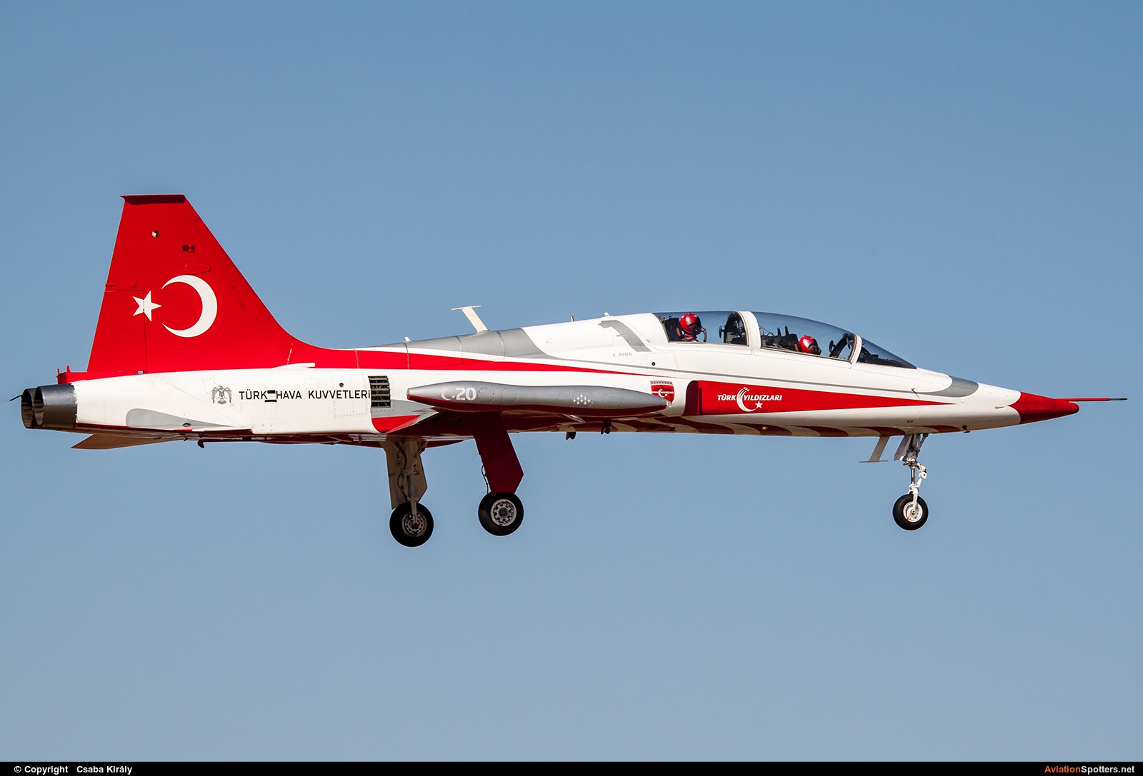 Turkey - Air Force : Turkish Stars  -  NF-5B  (71-3020) By Csaba Király (Csaba Kiraly)