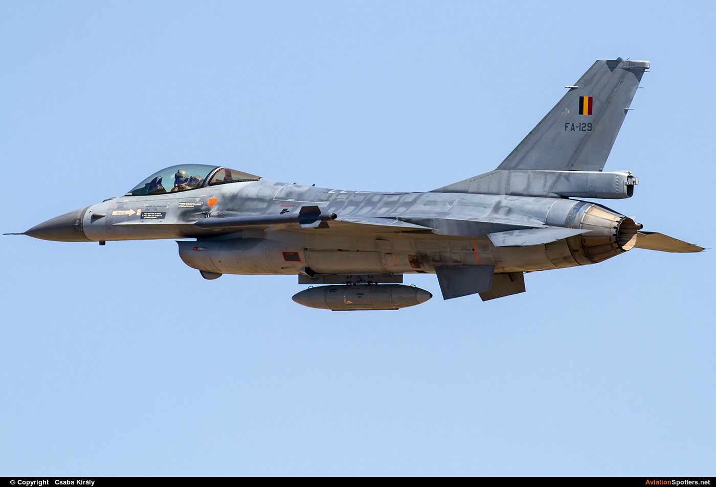 Belgium - Air Force  -  F-16AM Fighting Falcon  (FA-129) By Csaba Király (Csaba Kiraly)