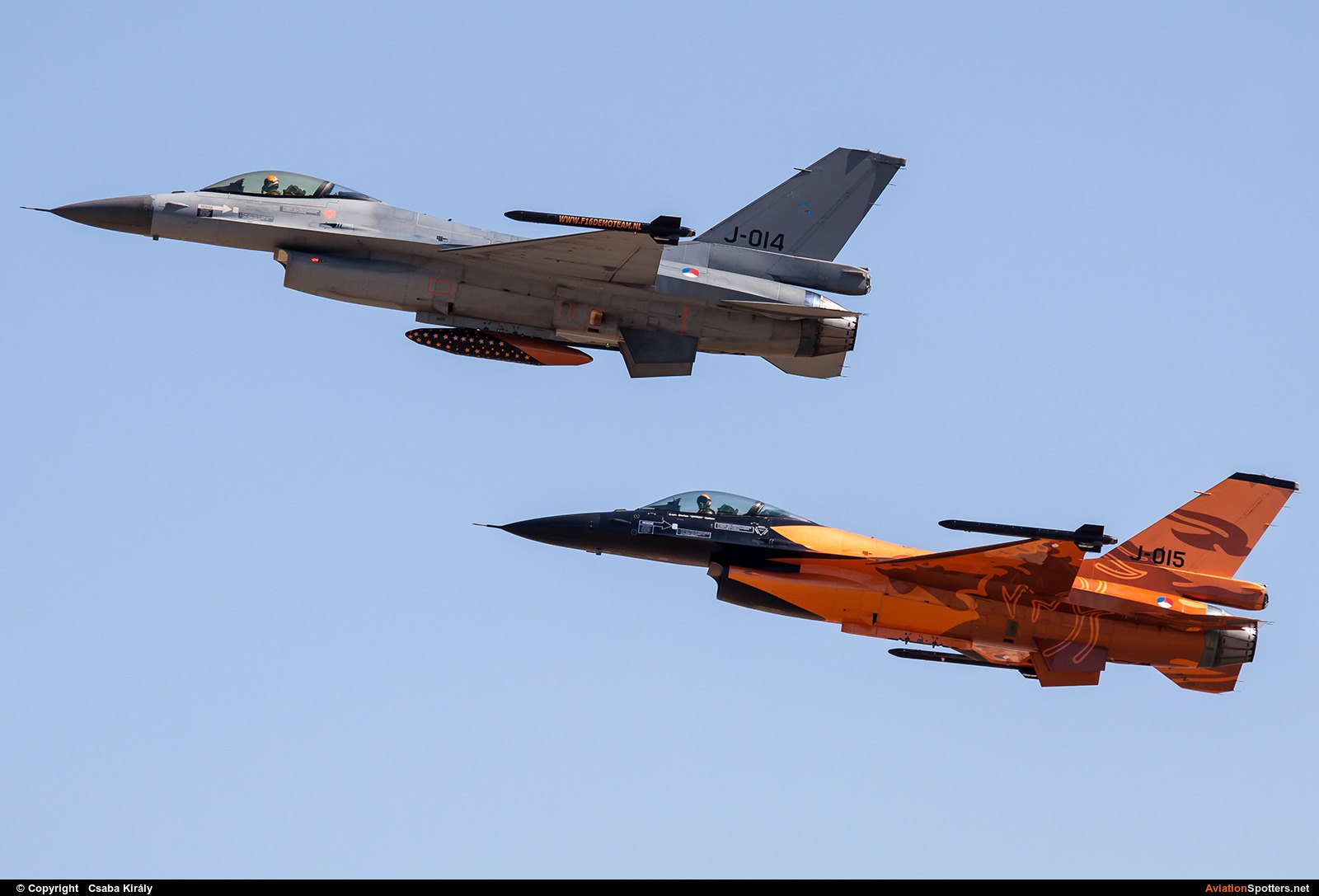 Netherlands - Air Force  -  F-16AM Fighting Falcon  (J-014) By Csaba Király (Csaba Kiraly)