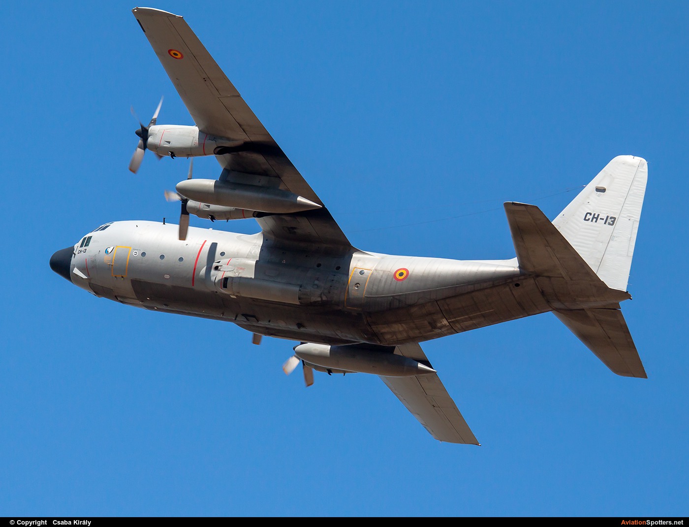 Belgium - Air Force  -  C-130H Hercules  (CH-13) By Csaba Király (Csaba Kiraly)