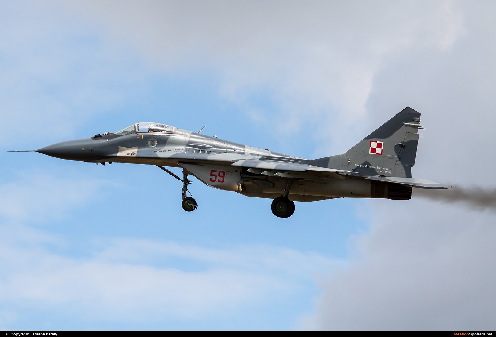 Poland - Air Force  -  MiG-29A  (59) By Csaba Király (Csaba Kiraly)