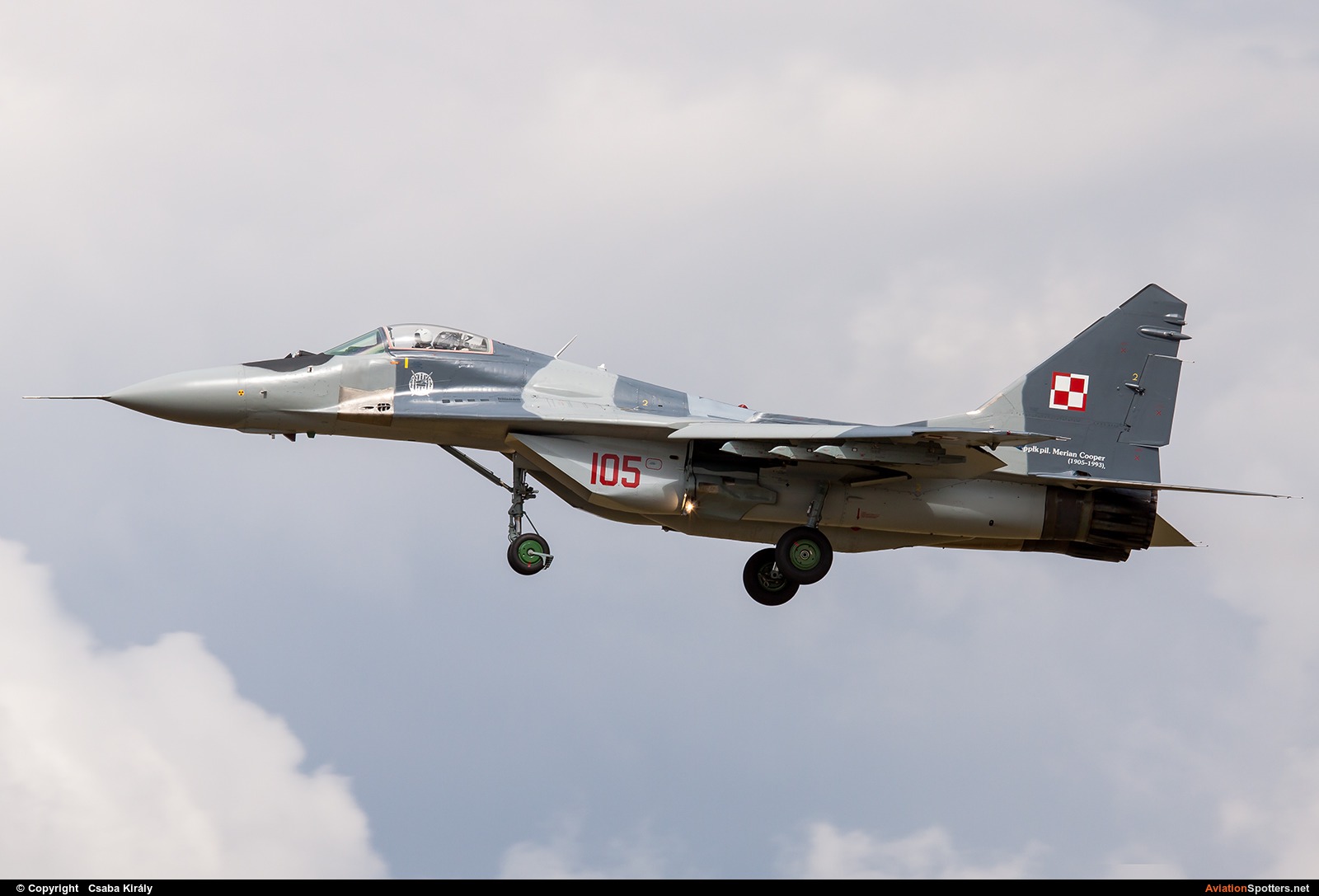 Poland - Air Force  -  MiG-29A  (105) By Csaba Király (Csaba Kiraly)
