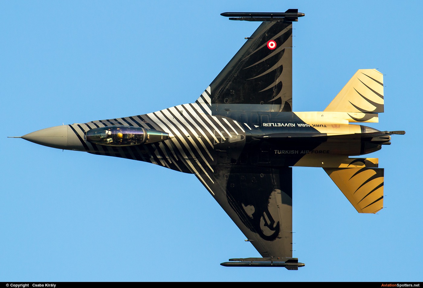 Turkey - Air Force  -  F-16CG  Fighter  Falcon  (91-0011) By Csaba Király (Csaba Kiraly)