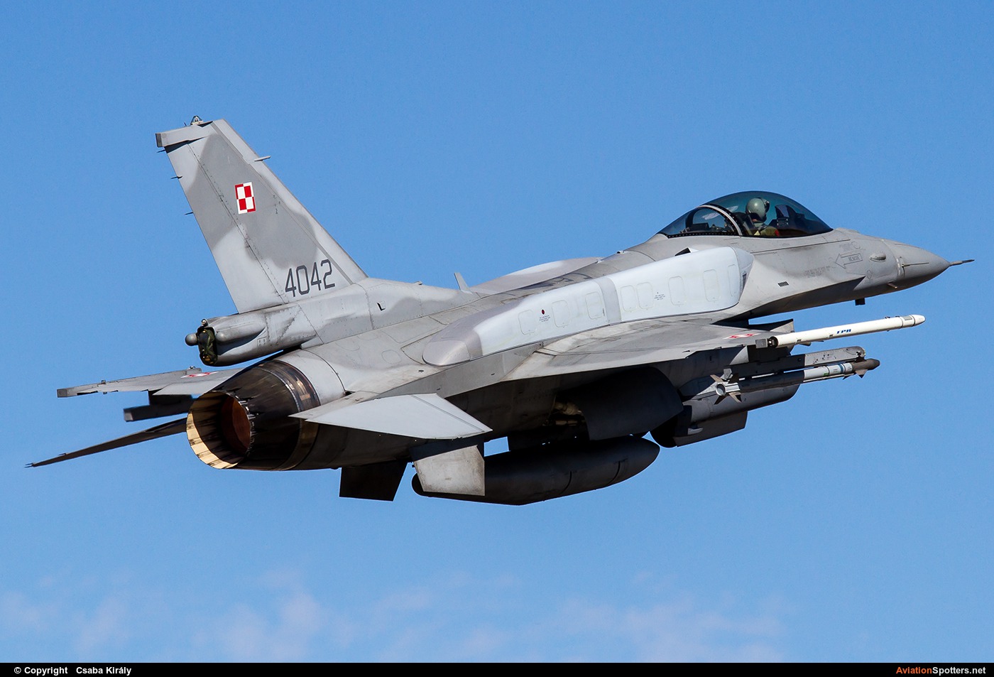 Poland - Air Force  -  F-16C Jastrząb  (4042) By Csaba Király (Csaba Kiraly)