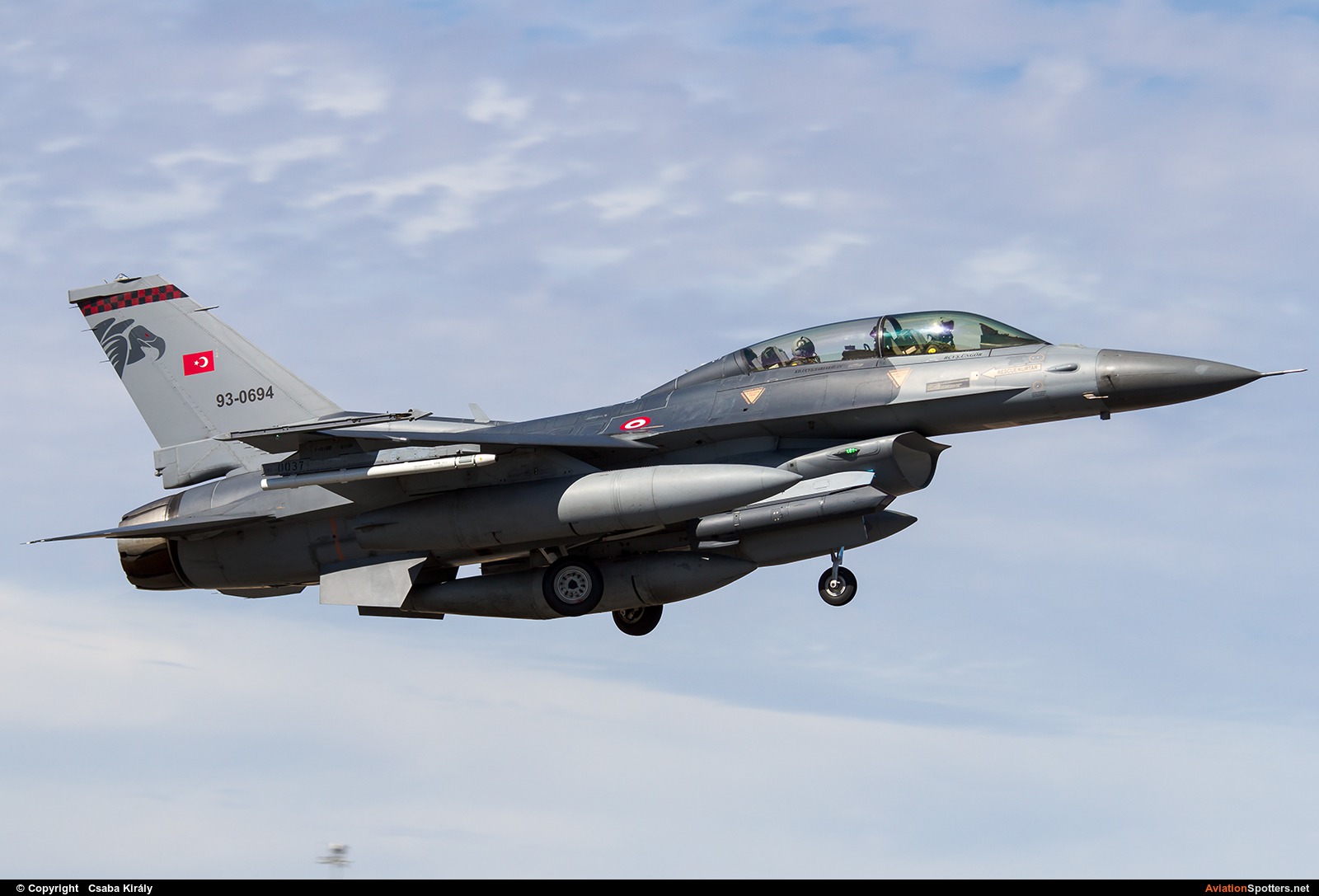 Turkey - Air Force  -  F-16D Fighting Falcon  (93-0694) By Csaba Király (Csaba Kiraly)