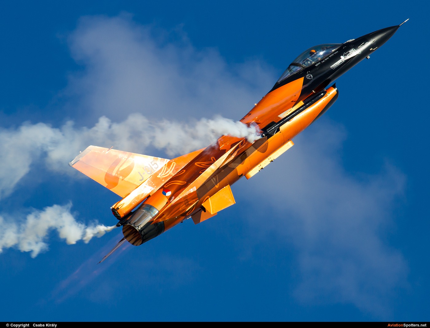 Netherlands - Air Force  -  F-16AM Fighting Falcon  (J-015) By Csaba Király (Csaba Kiraly)