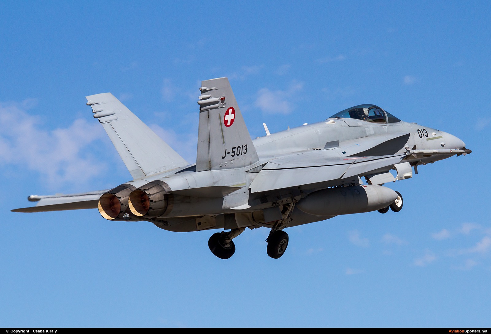 Switzerland - Air Force  -  F-A-18C Hornet  (J-5013) By Csaba Király (Csaba Kiraly)