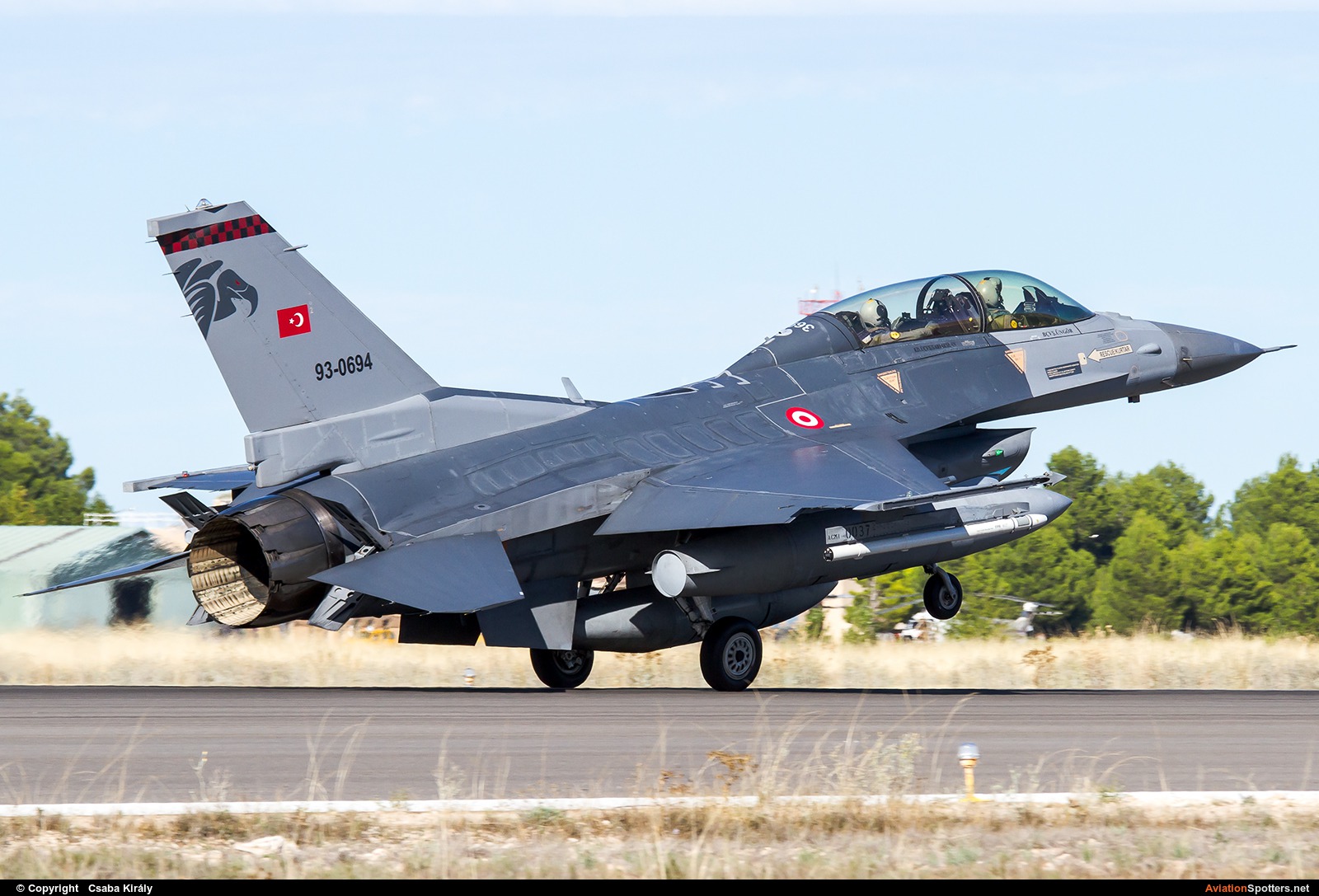 Turkey - Air Force  -  F-16D Fighting Falcon  (93-0694) By Csaba Király (Csaba Kiraly)