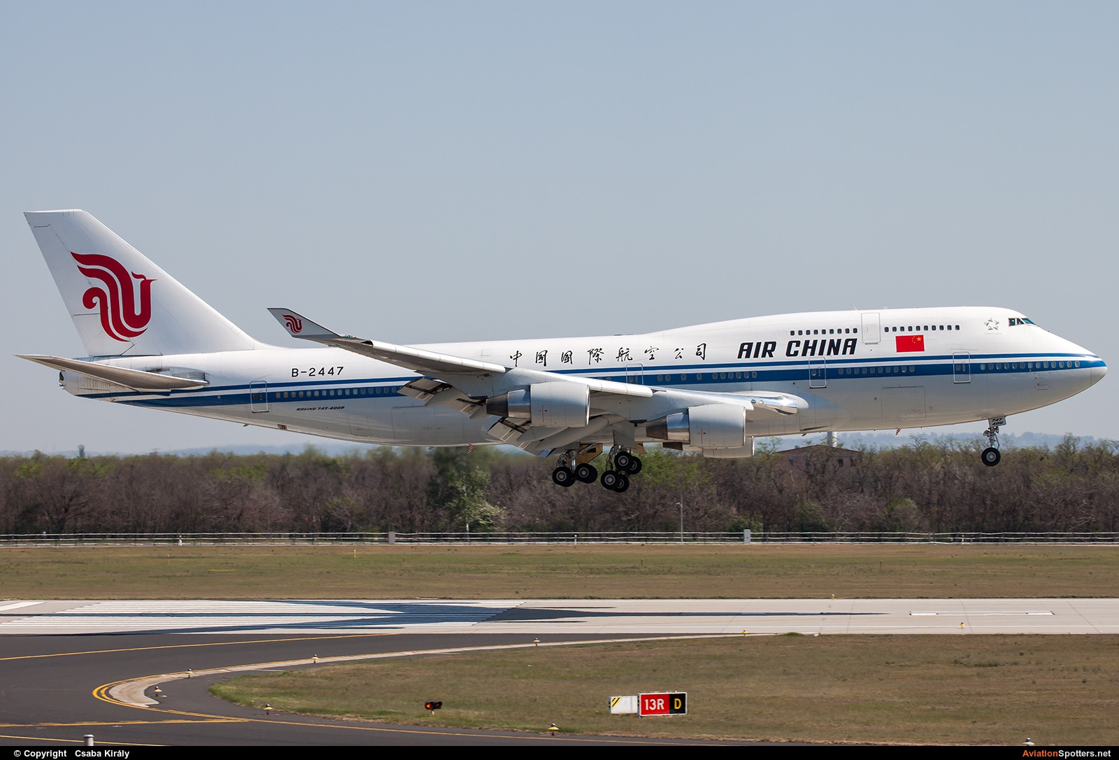 Air China  -  747-400  (B-2447) By Csaba Király (Csaba Kiraly)