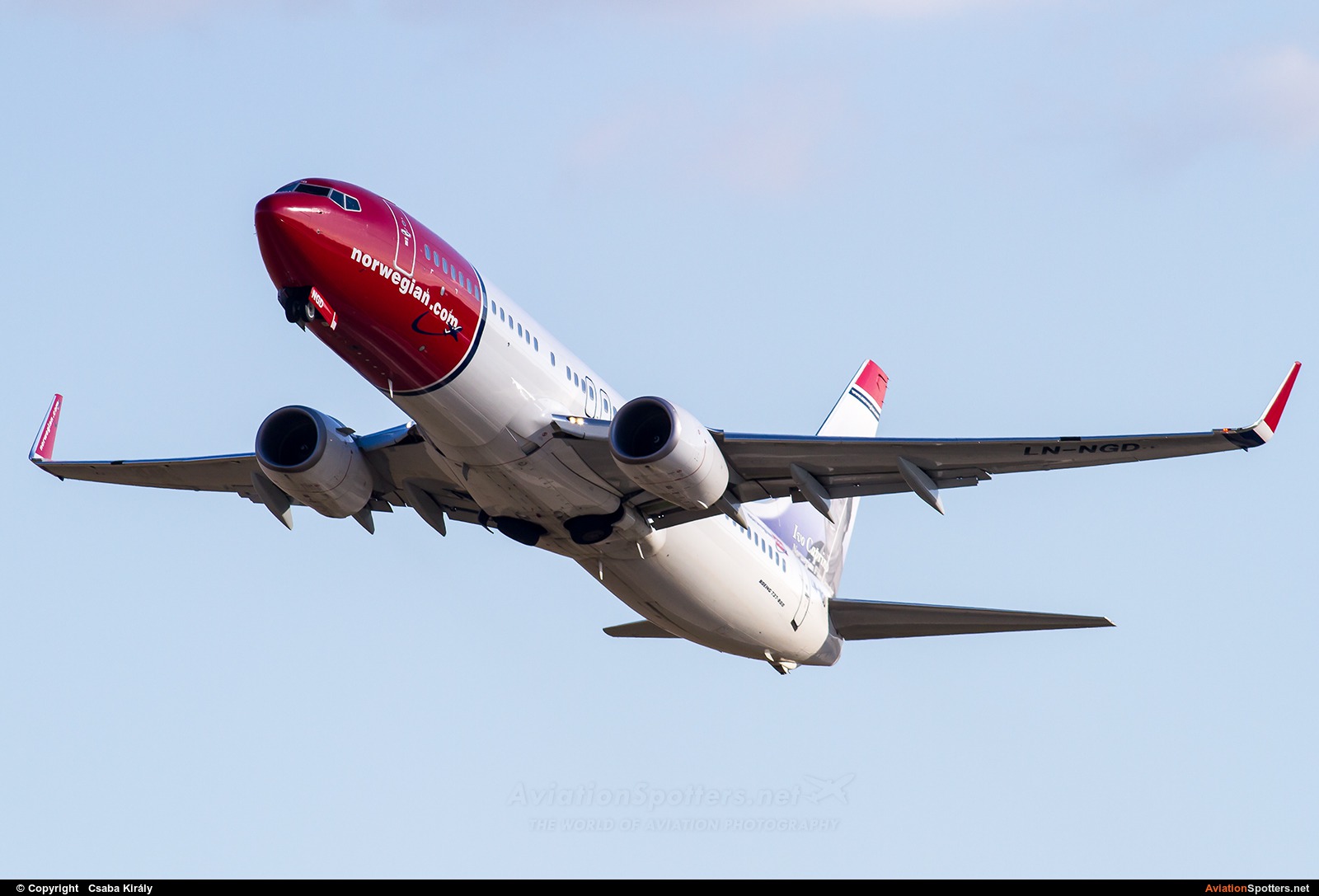 Norwegian Air Shuttle  -  737-800  (LN-NGD) By Csaba Király (Csaba Kiraly)