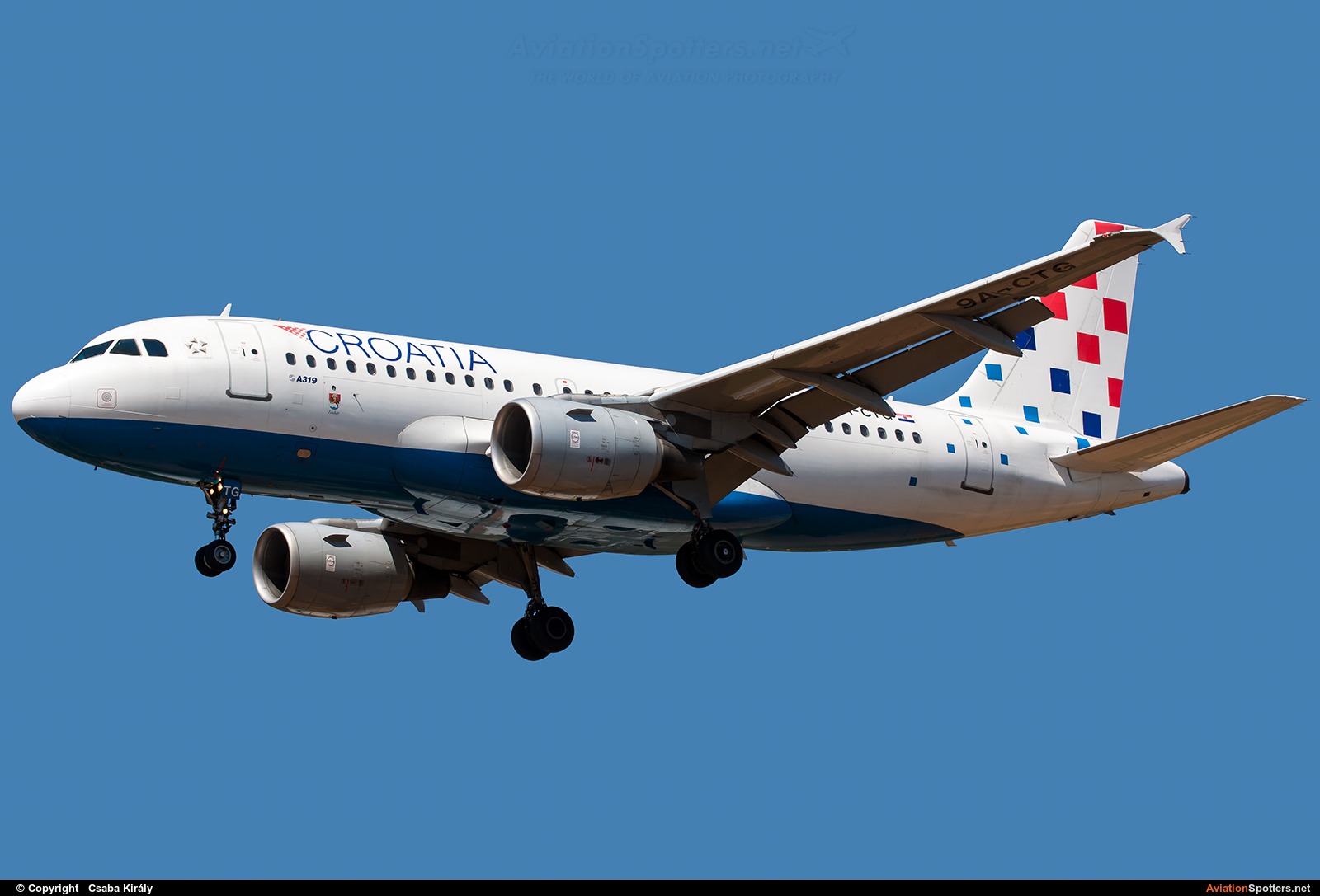 Croatia Airlines  -  A319  (9A-CTG) By Csaba Király (Csaba Kiraly)