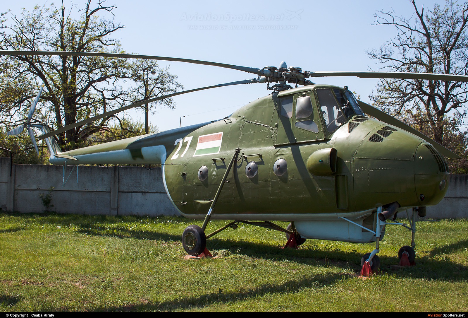 Hungary - Air Force  -  Mi-4  (27) By Csaba Király (Csaba Kiraly)