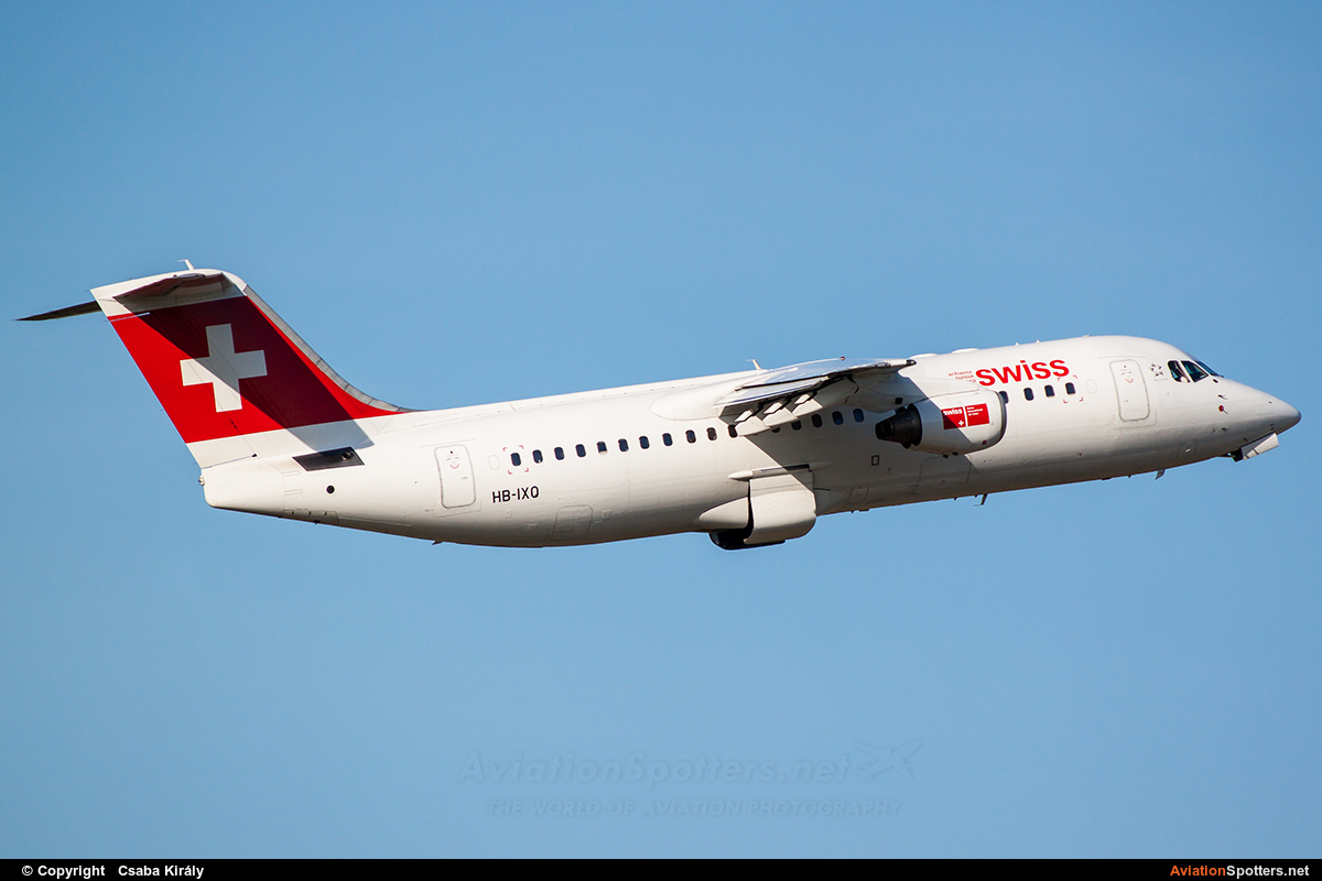 Swiss International  -  BAe 146-300-Avro RJ100  (HB-IXQ) By Csaba Király (Csaba Kiraly)