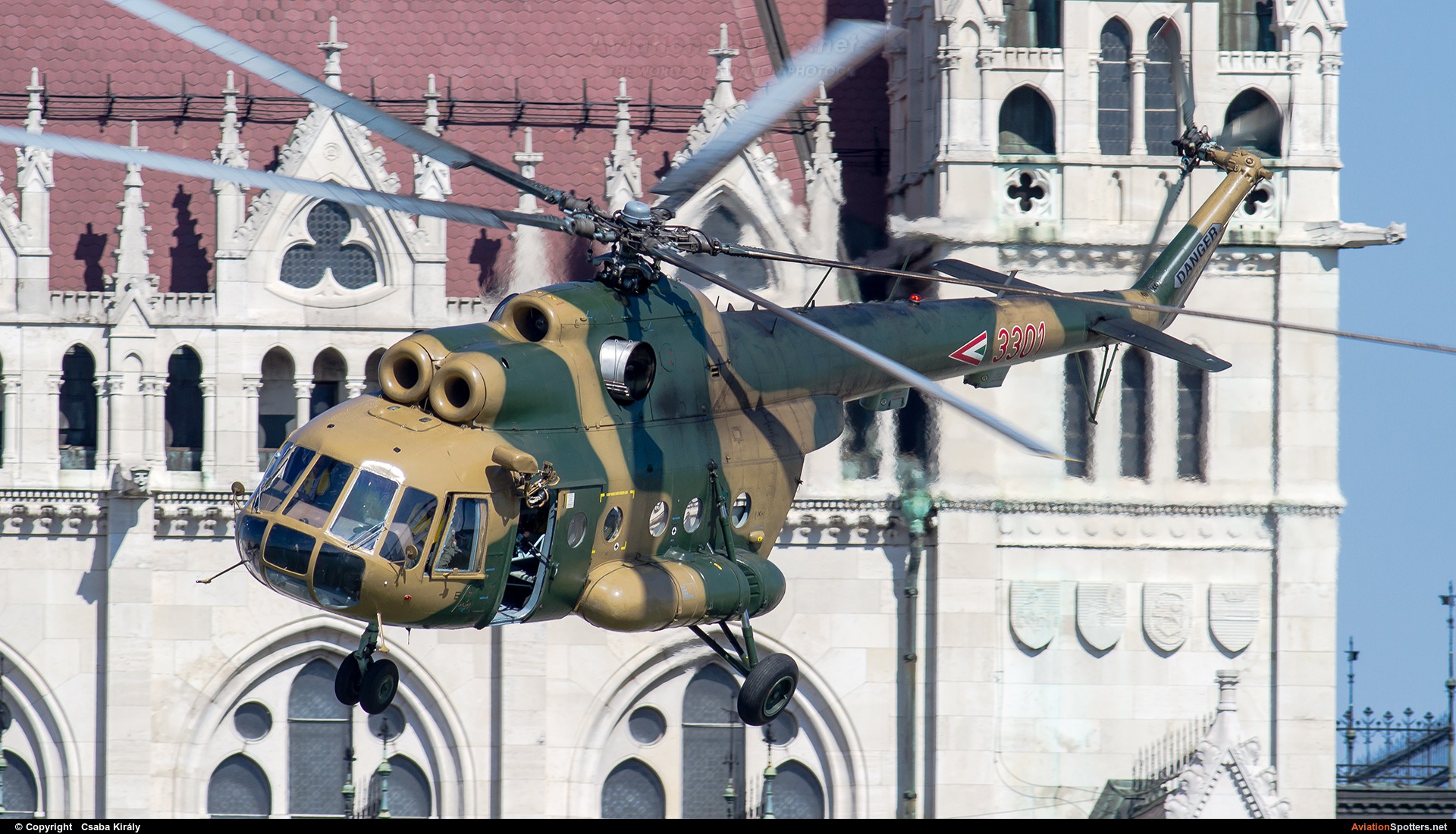 Hungary - Air Force  -  Mi-8T  (3301) By Csaba Király (Csaba Kiraly)