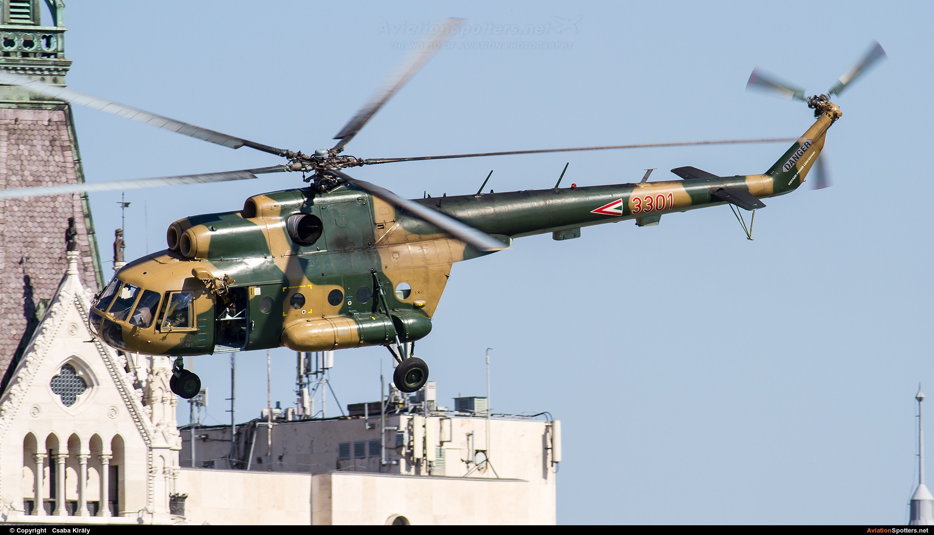 Hungary - Air Force  -  Mi-8T  (3301) By Csaba Király (Csaba Kiraly)