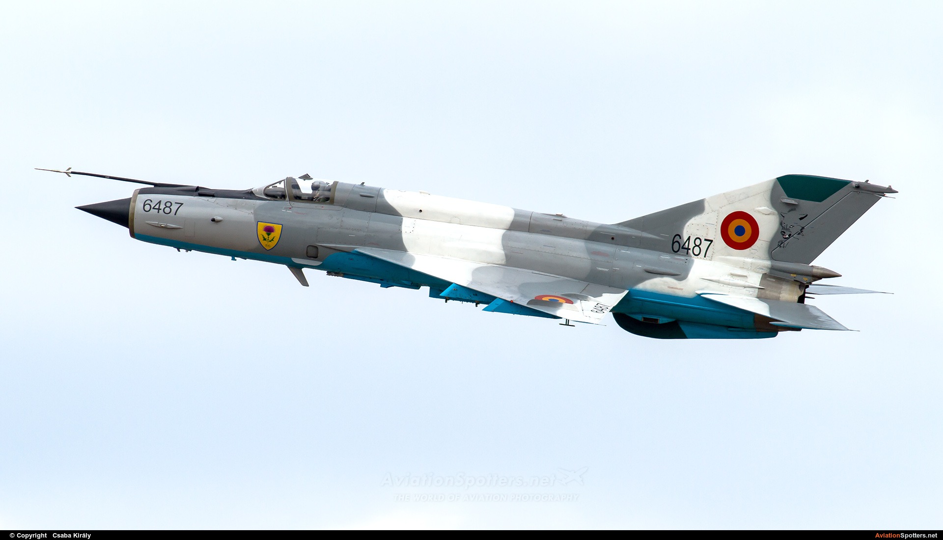 Romania - Air Force  -  MiG-21 LanceR C  (6487) By Csaba Király (Csaba Kiraly)
