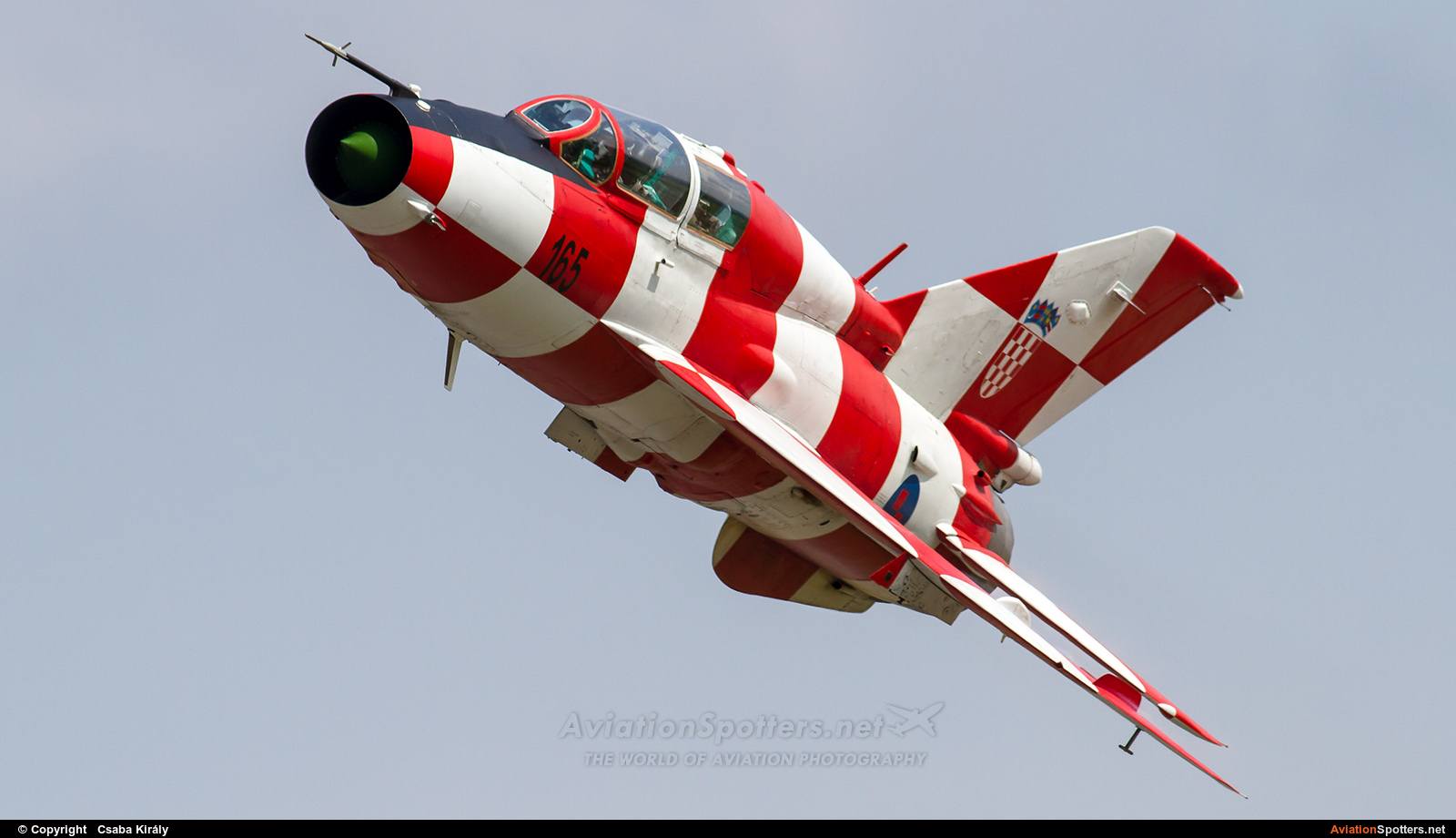 Croatia - Air Force  -  MiG-21UMD  (165) By Csaba Király (Csaba Kiraly)