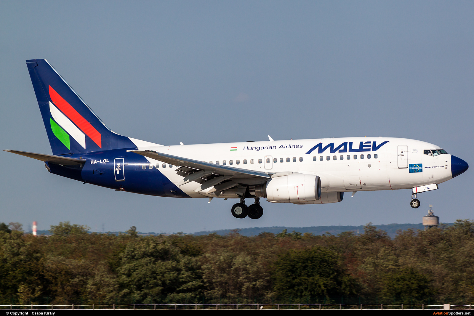 Malev  -  737-700  (HA-LOL) By Csaba Király (Csaba Kiraly)