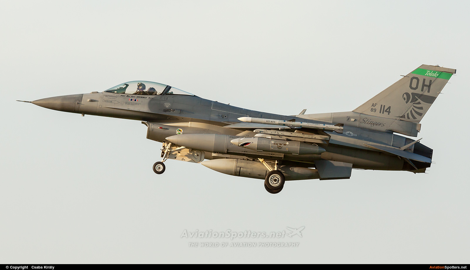 USA - Air Force  -  F-16C Fighting Falcon  (89-2114) By Csaba Király (Csaba Kiraly)
