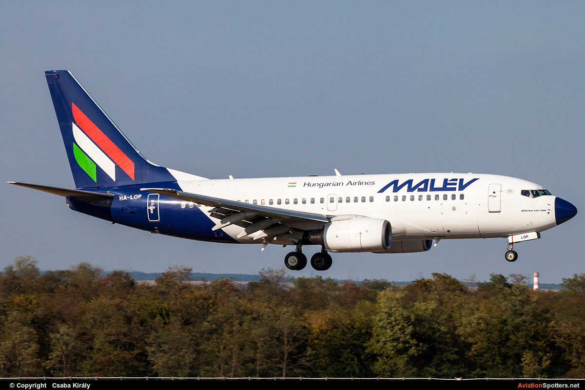Malev  -  737-700  (HA-LOP) By Csaba Király (Csaba Kiraly)