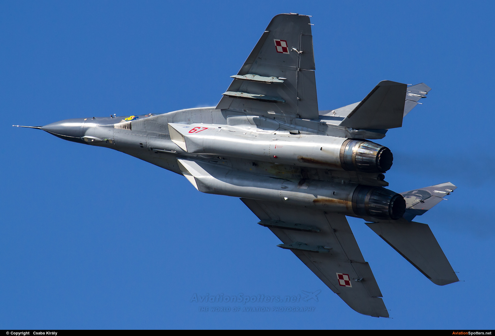 Poland - Air Force  -  MiG-29A  (67) By Csaba Király (Csaba Kiraly)