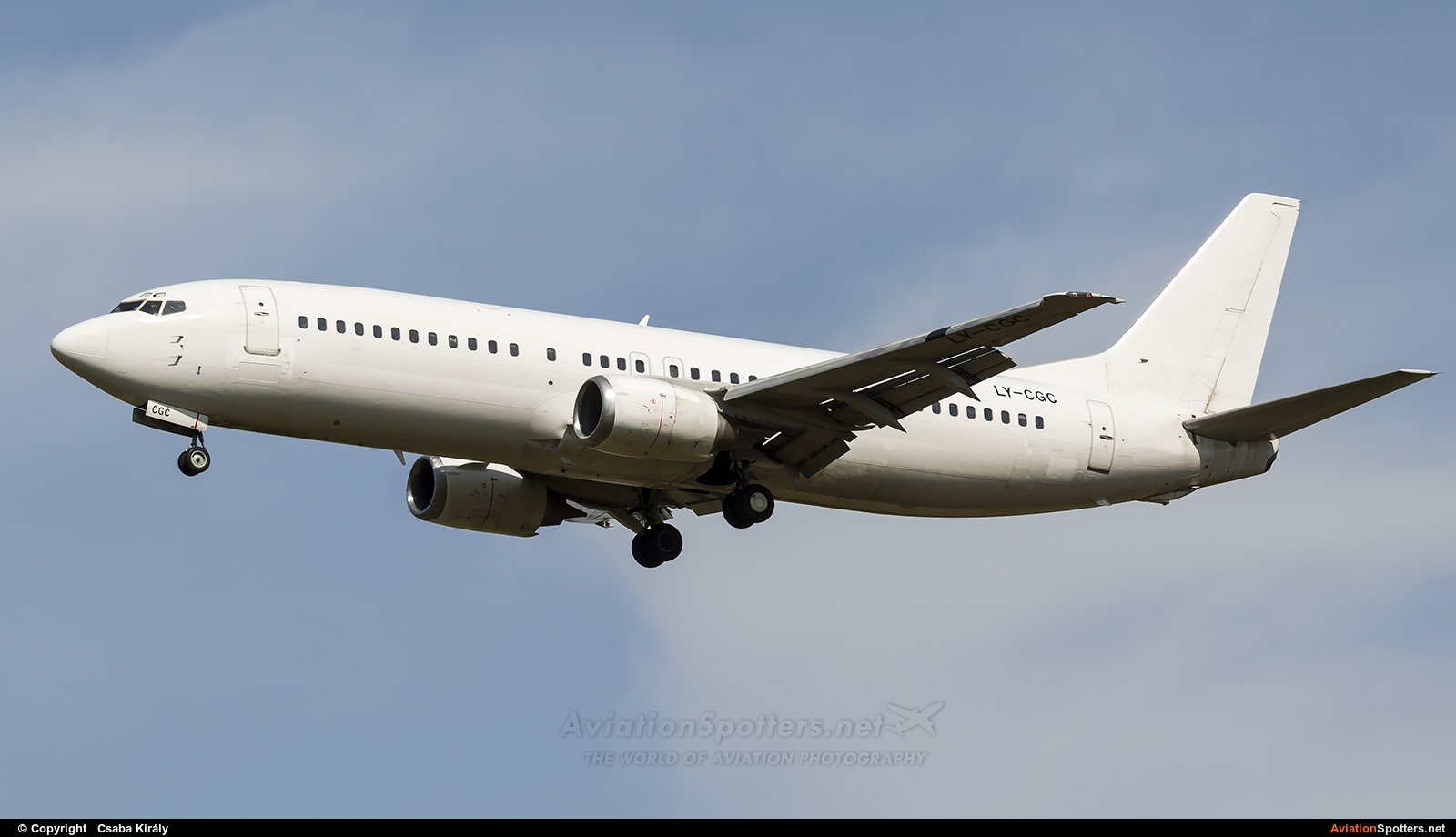 GetJet Airlines  -  737-400  (LY--CGC) By Csaba Király (Csaba Kiraly)