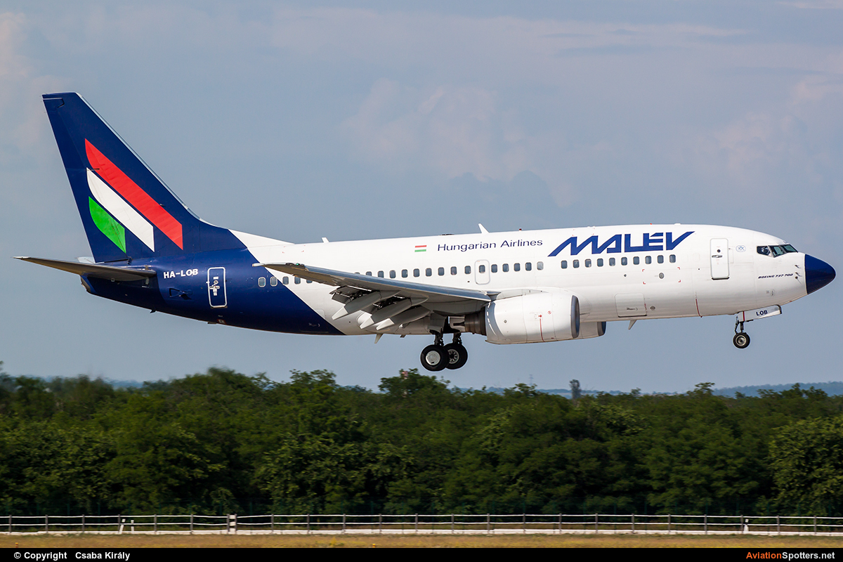 Malev  -  737-700  (HA-LOB) By Csaba Király (Csaba Kiraly)