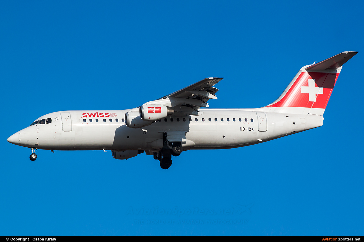 Swiss International  -  BAe 146-300-Avro RJ100  (HB-IXX) By Csaba Király (Csaba Kiraly)