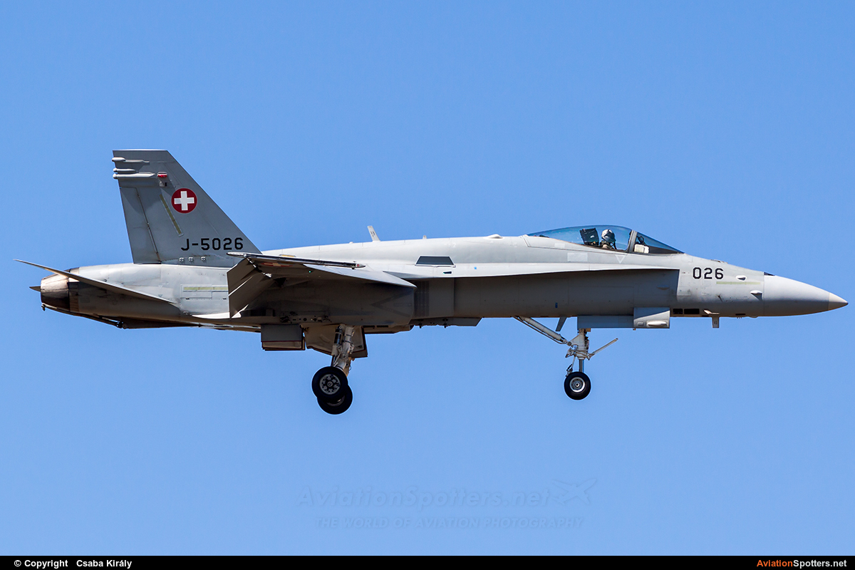 Switzerland - Air Force  -  F/A-18C Hornet  (J-5026) By Csaba Király (Csaba Kiraly)