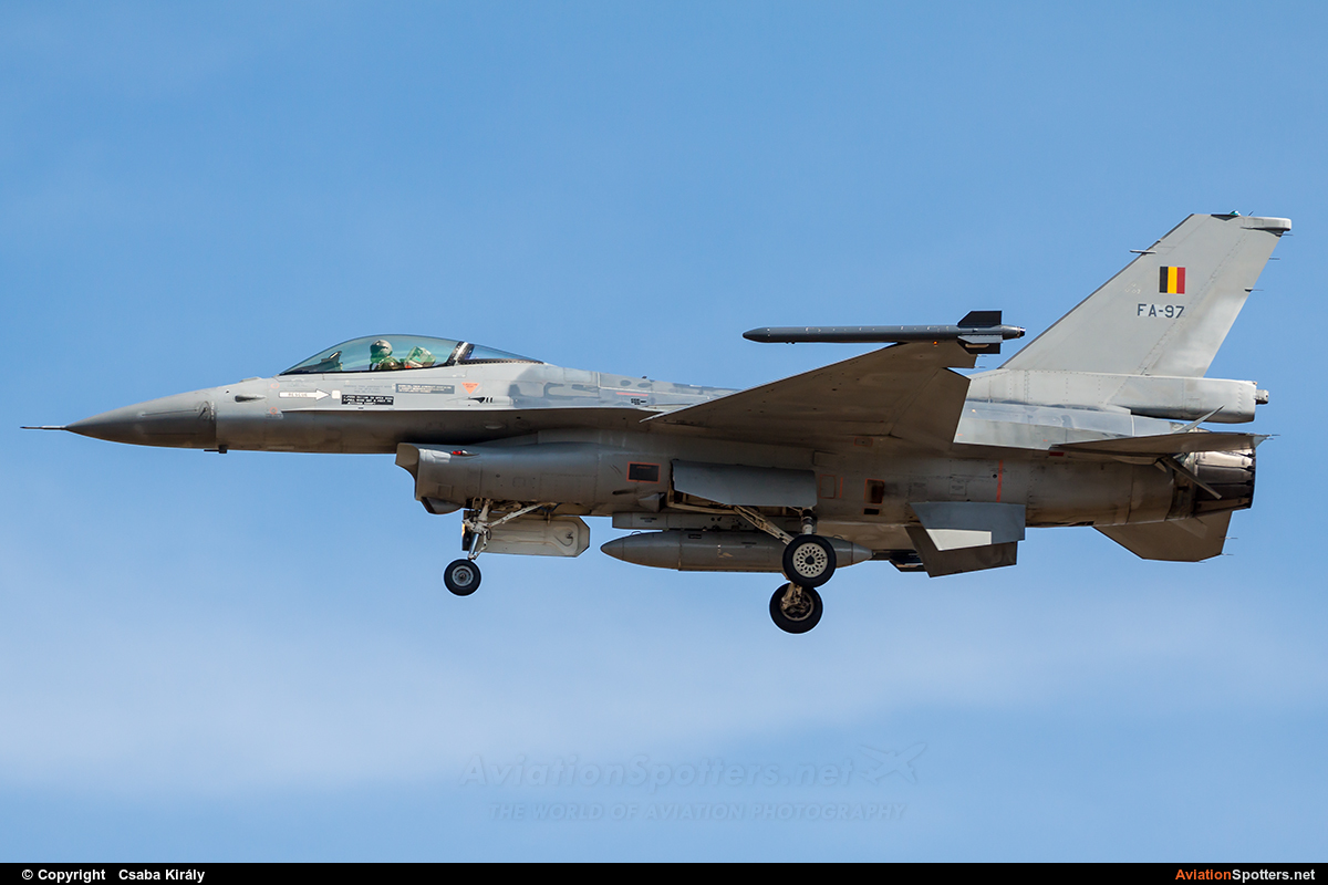 Belgium - Air Force  -  F-16AM Fighting Falcon  (FA-97) By Csaba Király (Csaba Kiraly)