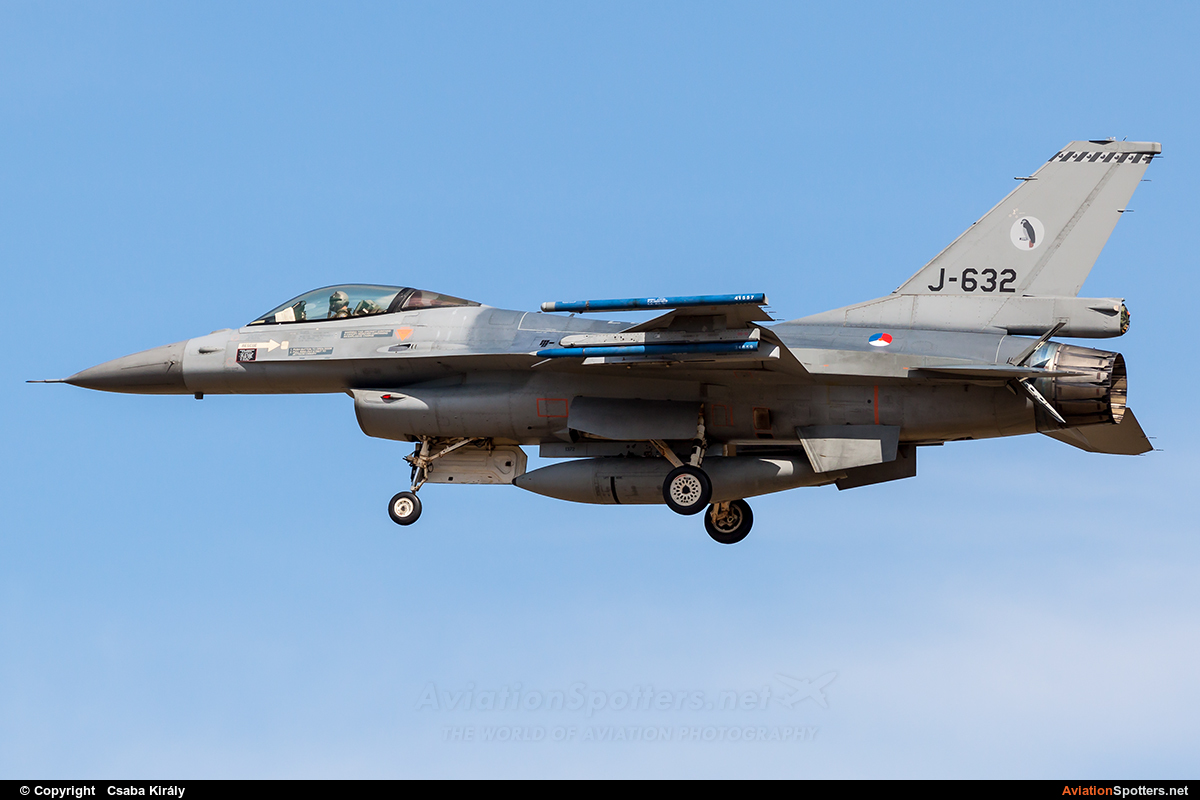 Netherlands - Air Force  -  F-16AM Fighting Falcon  (J-632) By Csaba Király (Csaba Kiraly)