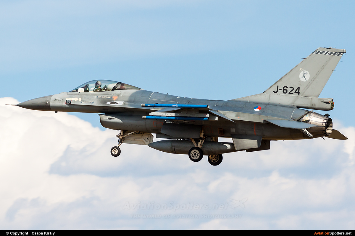 Netherlands - Air Force  -  F-16AM Fighting Falcon  (J-624) By Csaba Király (Csaba Kiraly)