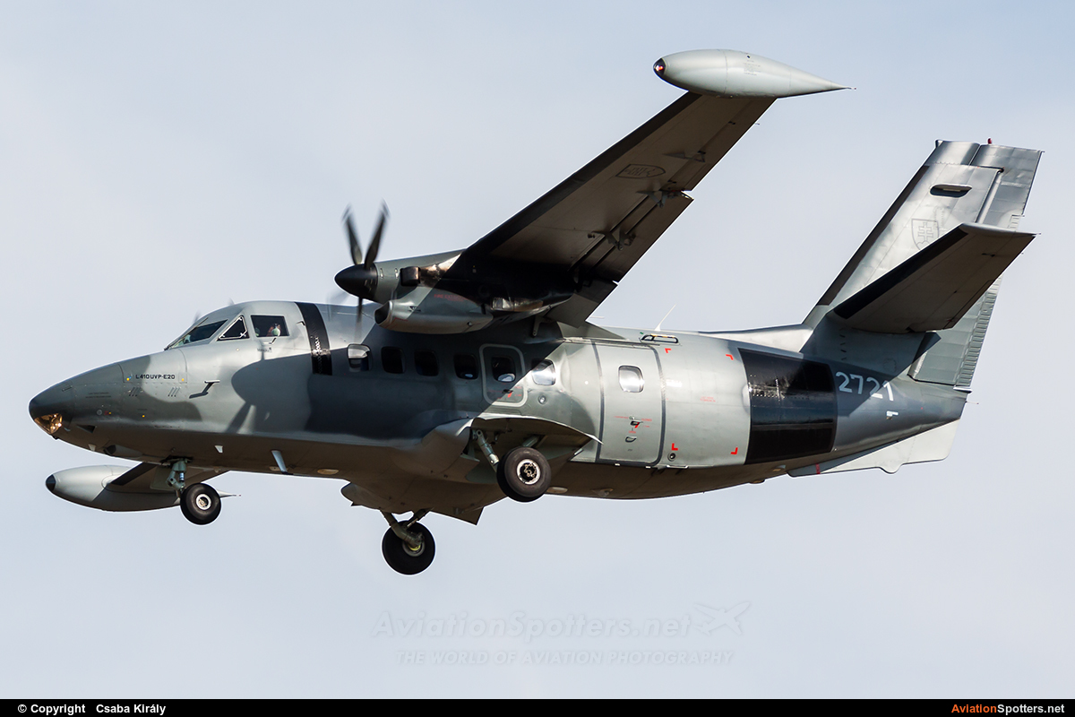 Slovakia - Air Force  -  L-410UVP-E Turbolet  (2721) By Csaba Király (Csaba Kiraly)