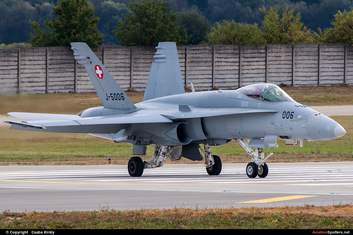 Switzerland - Air Force  -  F/A-18C Hornet  (J-5006) By Csaba Király (Csaba Kiraly)