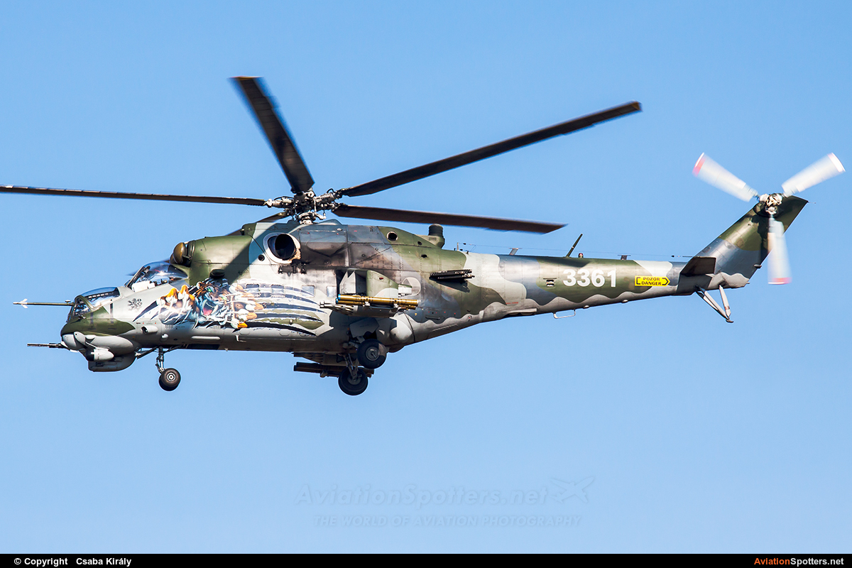 Czech - Air Force  -  Mi-24V  (3361) By Csaba Király (Csaba Kiraly)