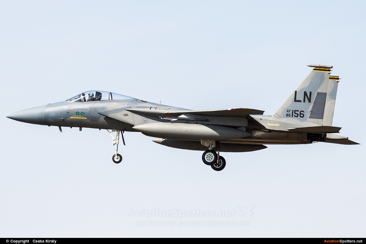 USA - Air Force  -  F-15C Eagle  (86-0156) By Csaba Király (Csaba Kiraly)