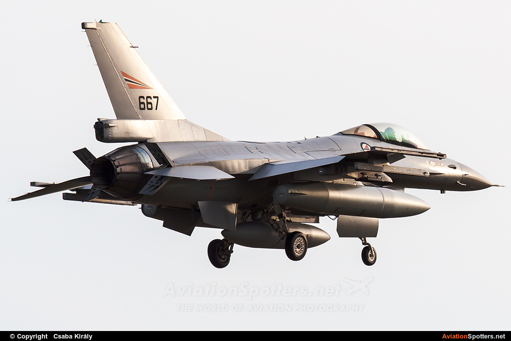Norway - Air Force  -  F-16AM Fighting Falcon  (667) By Csaba Király (Csaba Kiraly)
