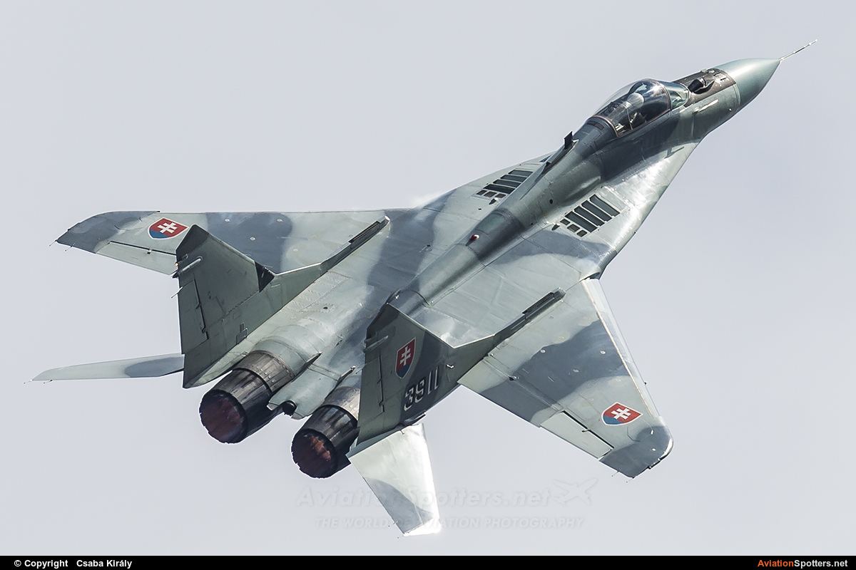 Slovakia - Air Force  -  MiG-29AS  (3911) By Csaba Király (Csaba Kiraly)