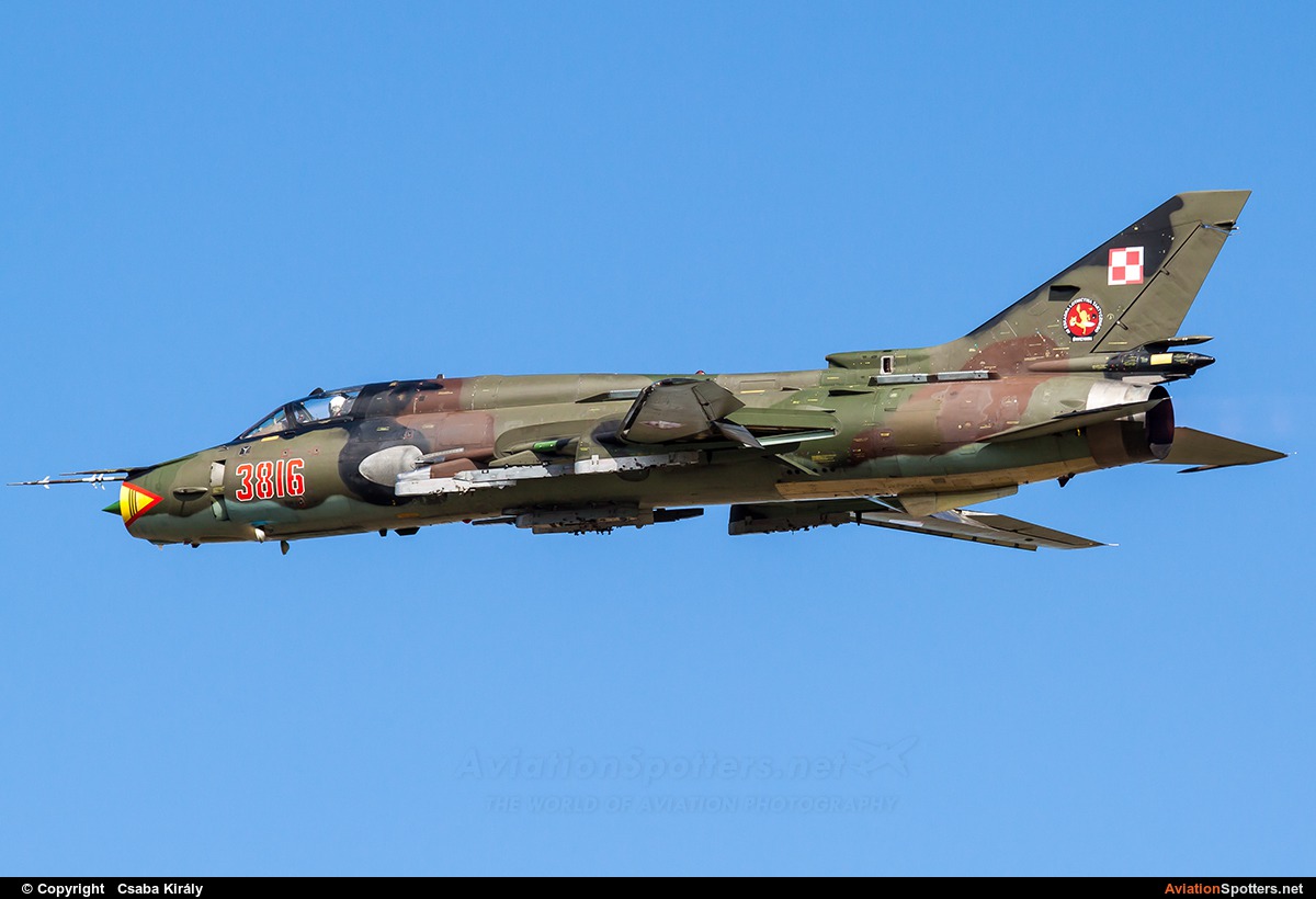 Poland - Air Force  -  Su-22M-4  (3816) By Csaba Király (Csaba Kiraly)