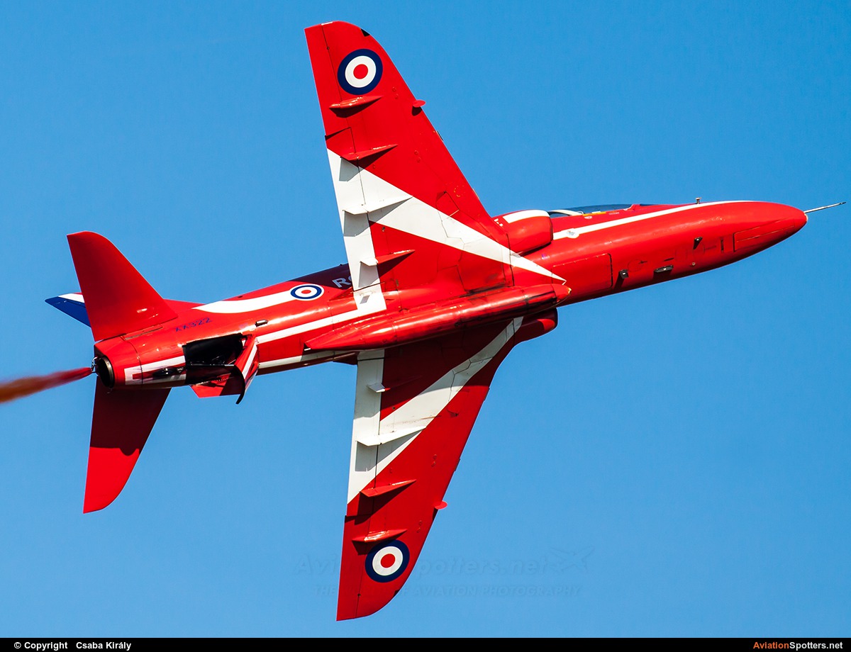 UK - Air Force: Red Arrows  -  Hawk T.1- 1A  (XX322) By Csaba Király (Csaba Kiraly)