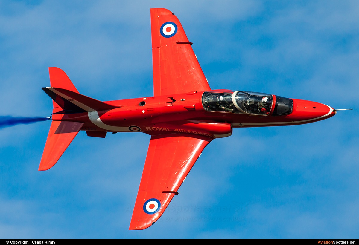 UK - Air Force: Red Arrows  -  Hawk T.1- 1A  (XX323) By Csaba Király (Csaba Kiraly)