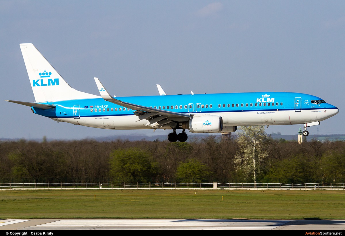 KLM  -  737-800  (PH-BXF) By Csaba Király (Csaba Kiraly)
