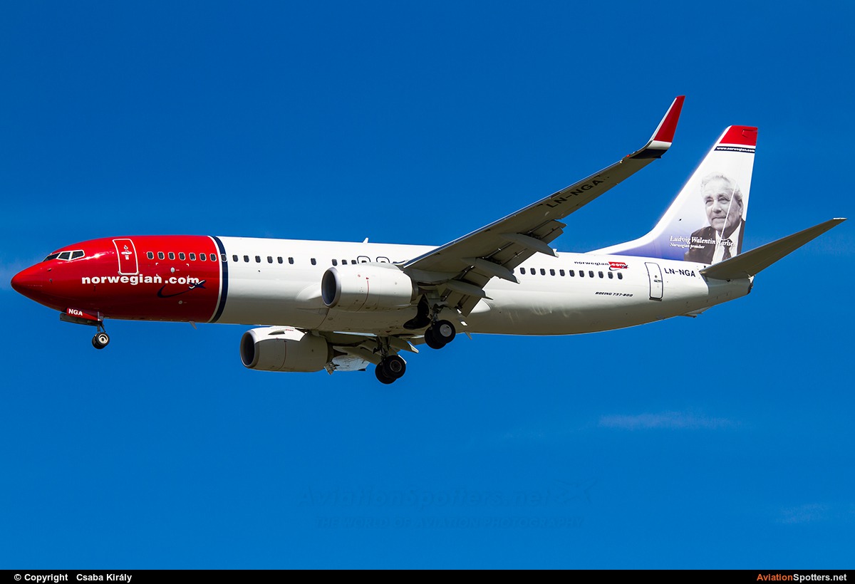 Norwegian Air Shuttle  -  737-800  (LN-NGA) By Csaba Király (Csaba Kiraly)