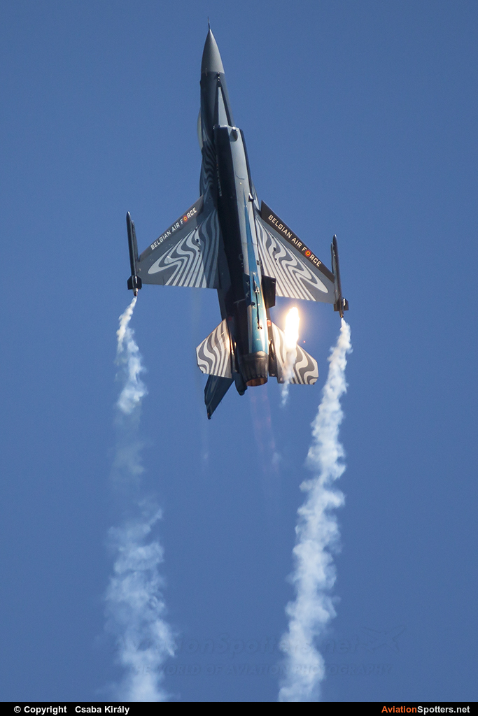 Belgium - Air Force  -  F-16A Fighting Falcon  (FA-110) By Csaba Király (Csaba Kiraly)