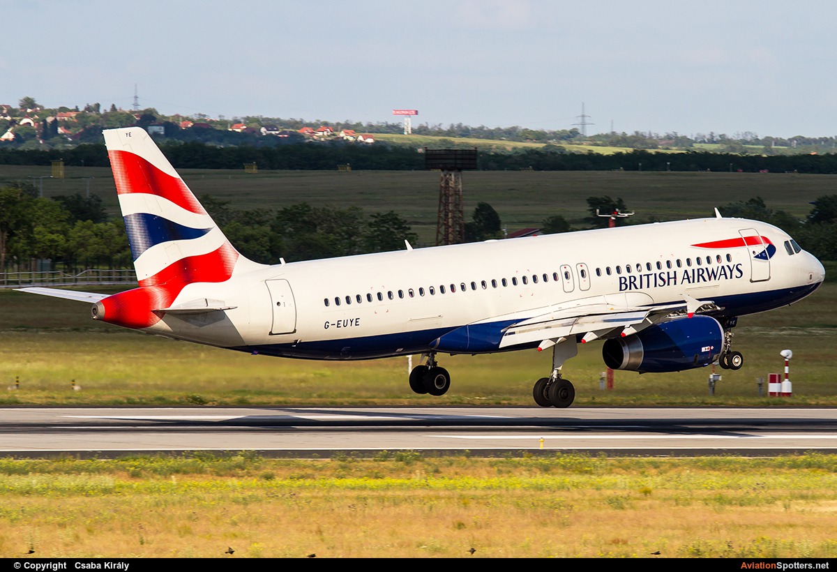 British Airways  -  A320  (G-EUYE) By Csaba Király (Csaba Kiraly)