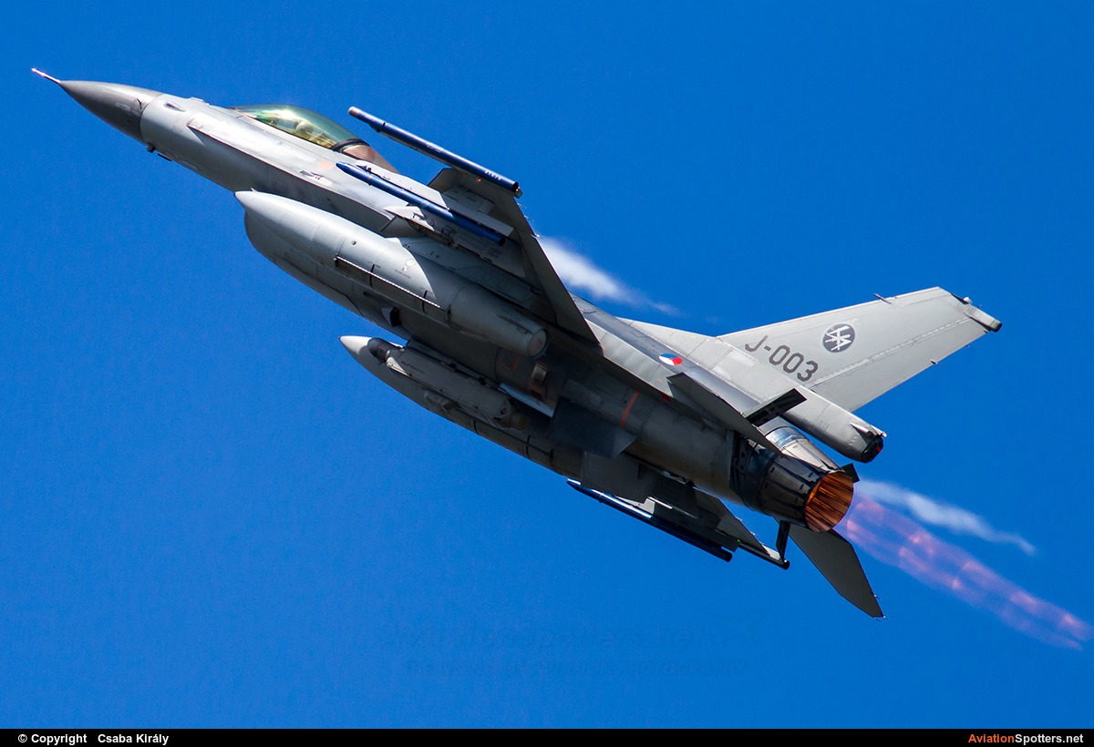 Netherlands - Air Force  -  F-16AM Fighting Falcon  (J-003) By Csaba Király (Csaba Kiraly)